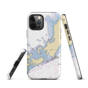 Pinky's Marina (Woods Hole, MA) NOAA Chart  Tough iPhone Case