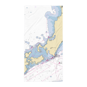 Woods Hole Town Ramp (Woods Hole, MA) NOAA Chart Towel