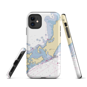 Woods Hole Yacht Club (Woods Hole, MA) NOAA Chart  Tough iPhone Case