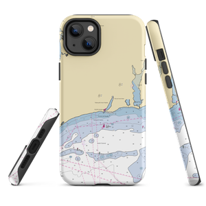 Falmouth Yacht Club (Woods Hole, MA) NOAA Chart  Tough iPhone Case