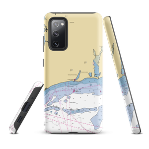 Falmouth Town Marina (Woods Hole, MA) NOAA Chart Samsung Phone Case