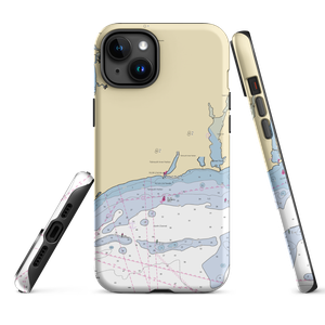 Falmouth Town Marina (Woods Hole, MA) NOAA Chart  Tough iPhone Case