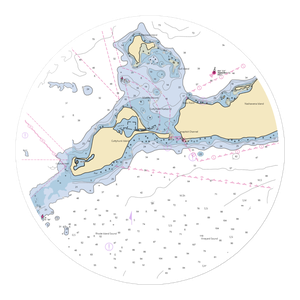 Frog Pond Marine Moorings (Cuttyhunk, MA) NOAA Chart Sticker