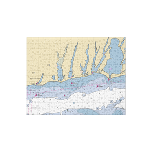 Green Pond Marina (West Falmouth, MA) NOAA Chart Jigsaw Puzzle