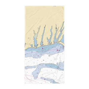 Green Pond Marina (West Falmouth, MA) NOAA Chart Towel