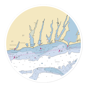 Green Pond Marina (West Falmouth, MA) NOAA Chart Sticker