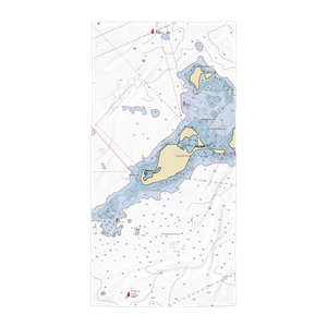 Cuttyhunk Marina (Cuttyhunk, MA) NOAA Chart Towel