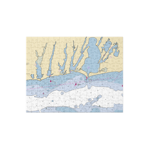 Menauhant Yacht Club (Falmouth, MA) NOAA Chart Jigsaw Puzzle