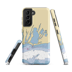 Little River Boat Yard (Falmouth, MA) NOAA Chart Samsung Phone Case