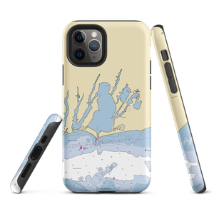 Little River Boat Yard (Falmouth, MA) NOAA Chart  Tough iPhone Case