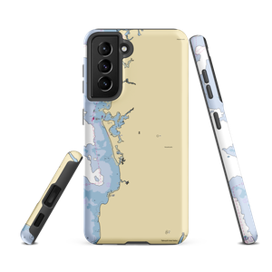 West Falmouth Harbor Town Dock (West Falmouth, MA) NOAA Chart Samsung Phone Case