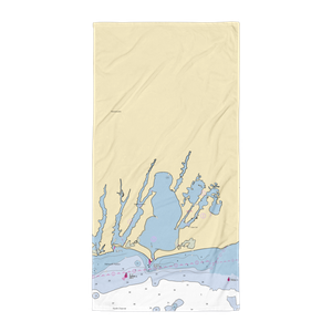 Bosun's East Falmouth Marina (Falmouth, MA) NOAA Chart Towel