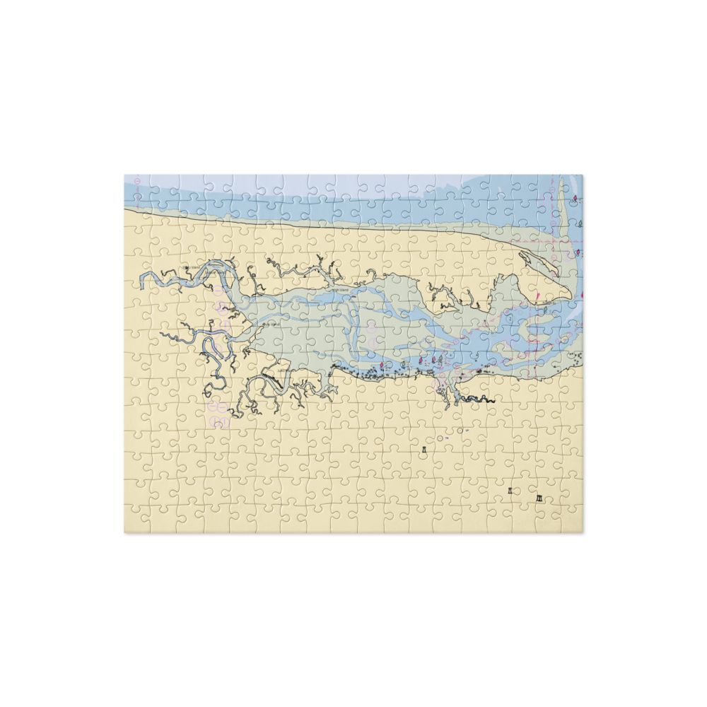 Barnstable Yacht Club (Barnstable, MA) NOAA Chart Jigsaw Puzzle 
