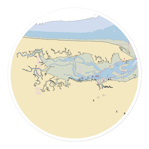 Barnstable Yacht Club (Barnstable, MA) NOAA Chart Sticker