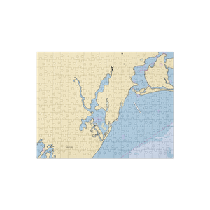 Mashpee Neck Marina (Falmouth, MA) NOAA Chart Jigsaw Puzzle