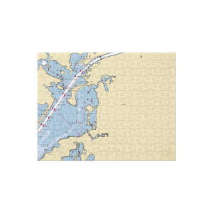 Monument Beach Marina (Pocasset, MA) NOAA Chart Jigsaw Puzzle