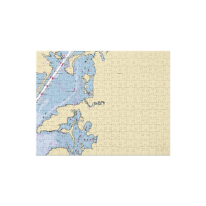 Pocasset River Marina (Pocasset, MA) NOAA Chart Jigsaw Puzzle