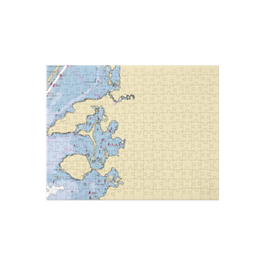 Kingman Yacht Center (Monument Beach, MA) NOAA Chart Jigsaw Puzzle