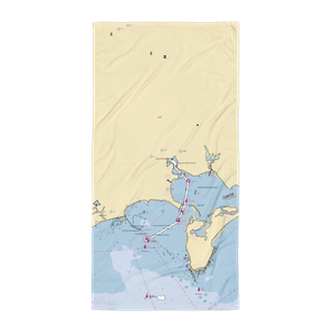 Gateway Marina (Hyannis Port, MA) NOAA Chart Towel