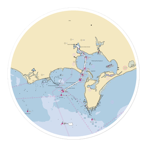Hyannis Yacht Club (Hyannis Port, MA) NOAA Chart Sticker