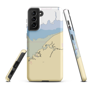 Bass Hole on Chase Garden Creek (East Dennis, MA) NOAA Chart Samsung Phone Case