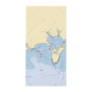 Hyannis - Lewis Bay Transient Mooring (Town of Barnstable) (Hyannis Port, MA) NOAA Chart Towel