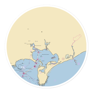 Colonial Acres on Mill Creek (Hyannis Port, MA) NOAA Chart Sticker