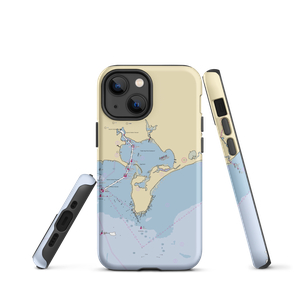 Englewood Beach on Lewis Bay (Hyannis Port, MA) NOAA Chart  Tough iPhone Case