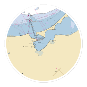 Nantucket Moorings (Nantucket, MA) NOAA Chart Sticker