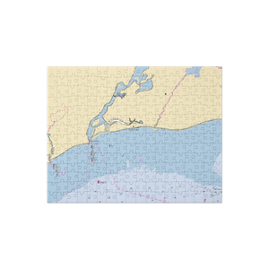 West Dennis Yacht Club (Yarmouth Port, MA) NOAA Chart Jigsaw Puzzle