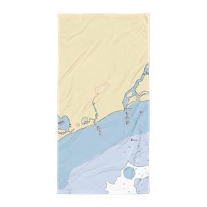 Skippy's Pier One Marina (Cummaquid, MA) NOAA Chart Towel