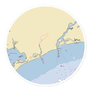 Skippy's Pier One Marina (Cummaquid, MA) NOAA Chart Sticker