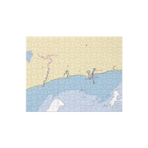 Allen Harbor Yacht Club (West Dennis, MA) NOAA Chart Jigsaw Puzzle