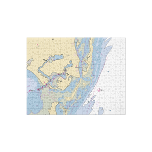 Outermost Harbor Marine (West Chatham, MA) NOAA Chart Jigsaw Puzzle