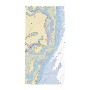 Outermost Harbor Marine (West Chatham, MA) NOAA Chart Towel