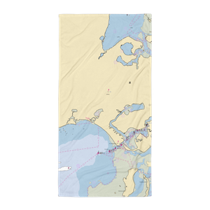 Oyster River Boat Yard (West Chatham, MA) NOAA Chart Towel