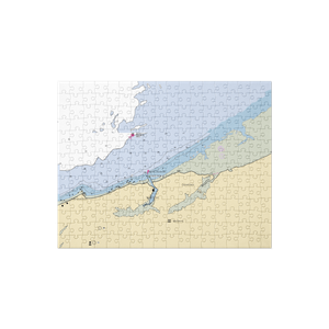 Dennis Yacht Club (West Yarmouth, MA) NOAA Chart Jigsaw Puzzle