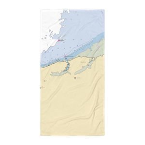 East Dennis Town Dock (West Yarmouth, MA) NOAA Chart Towel