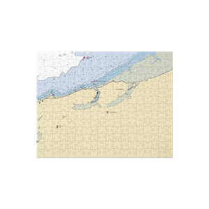 Dennis Municipal Marina (West Yarmouth, MA) NOAA Chart Jigsaw Puzzle