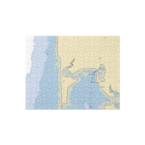 Chequessett Yacht & Country Club (Provincetown, MA) NOAA Chart Jigsaw Puzzle