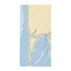 Chequessett Yacht & Country Club (Provincetown, MA) NOAA Chart Towel