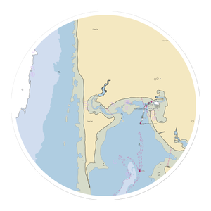 Chequessett Yacht & Country Club (Provincetown, MA) NOAA Chart Sticker