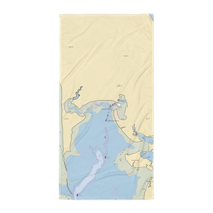 Town of Wellfleet Marina (Truro, MA) NOAA Chart Towel