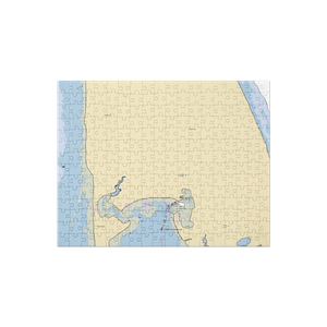 Old Wharf Dory Company (Truro, MA) NOAA Chart Jigsaw Puzzle