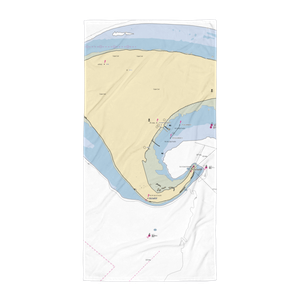 Flyer's Moorings, Boat Shop & Rental (North Truro, MA) NOAA Chart Towel