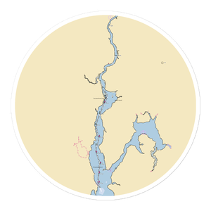 Shaw's Boat Yard (Dighton, MA) NOAA Chart Sticker