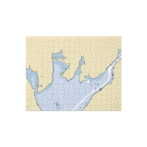 Swansea Marina (Somerset, MA) NOAA Chart Jigsaw Puzzle