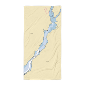 Captain O'Connell Co. (Somerset, MA) NOAA Chart Towel