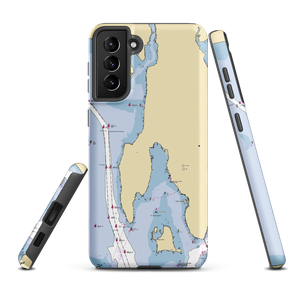 Bristol Yacht Club (Bristol, RI) NOAA Chart Samsung Phone Case