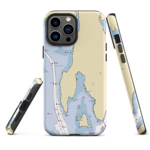 Bristol Yacht Club (Bristol, RI) NOAA Chart  Tough iPhone Case